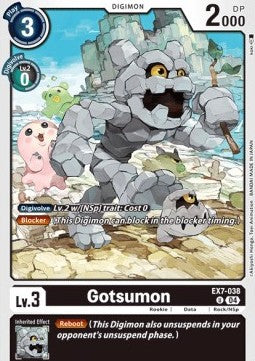 Gotsumon (EX7-038) (V.1) - Digimon Liberator (Uncommon) [EX-07-038]