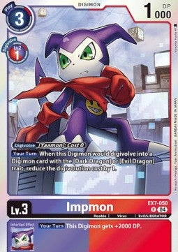 Impmon (EX7-050) - Digimon Liberator (Rare) [EX-07-050]