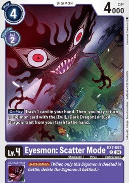Eyesmon: Scatter Mode (EX7-053) (V.1) - Digimon Liberator (Common) [EX-07-053]