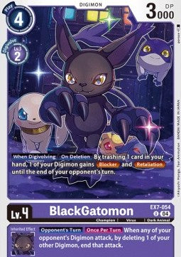 BlackGatomon (EX7-054) (V.1) - Digimon Liberator (Uncommon) [EX-07-054]