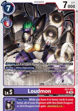 Loudmon (EX7-057) (V.1) - Digimon Liberator (Uncommon) [EX-07-057]