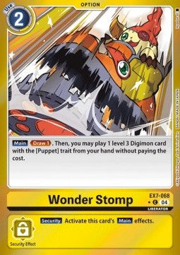 Wonder Stomp (EX7-068) (V.2) - Digimon Liberator (Alternative Art) [EX-07-068]