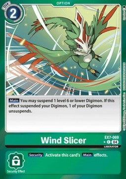 Wind Slicer (EX7-069) (V.2) - Digimon Liberator (Alternative Art) [EX-07-069]