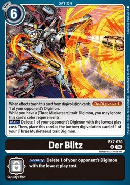 Der Blitz (EX7-070) (V.1) - Digimon Liberator (Uncommon) [EX-07-070]