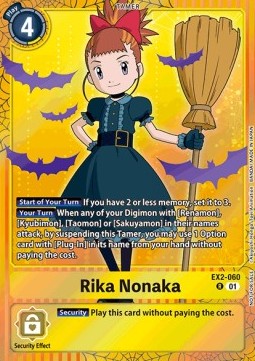 Rika Nonaka (EX2-060) - Special Tournament Promos (Alternative Art) [STP-EX2-060]