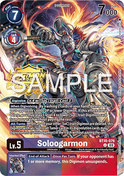Soloogarmon (BT16-076) - Championship 2024 Promos (Alternative Art) [CP24-BT16-076]