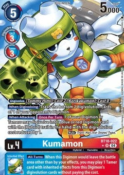 Kumamon (BT18-022) (V.2) - Special Booster Ver 2.0 (Alternative Art) [SB2.0-022]