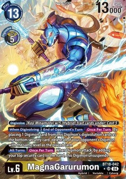 MagnaGarurumon (BT18-042) (V.2) - Special Booster Ver 2.0 (Alternative Art) [SB2.0-042]