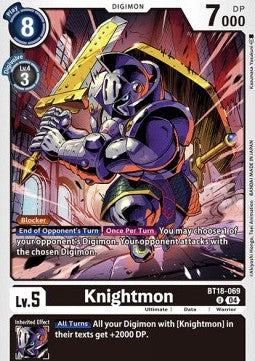 Knightmon (BT18-069) - Special Booster Ver 2.0 (Uncommon) [SB2.0-069]