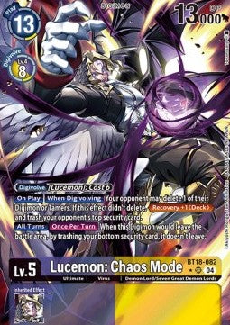 Lucemon: Chaos Mode (BT18-082) (V.2) - Special Booster Ver 2.0 (Alternative Art) [SB2.0-082]