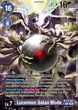 Lucemon: Satan Mode (BT18-101) (V.2) - Special Booster Ver 2.0 (Alternative Art) [SB2.0-101]