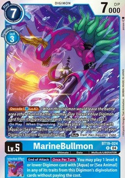 MarineBullmon (BT19-024) - Special Booster Ver 2.0 (Rare) [SB2.0-BT19-024]