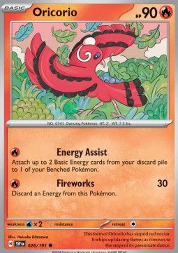 Oricorio - Surging Sparks (Common) [SSP-026]