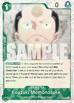 Kouzuki Momonosuke (OP01-041) (V.2) - The Best (Rare) [PRB01-OP01-041]