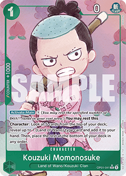Kouzuki Momonosuke (OP01-041) (V.4) - The Best (Alternate Art) [PRB01-OP01-041]