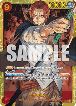 Shanks (OP01-120) (V.1) - The Best (Secret Rare) [PRB01-OP01-120]