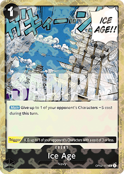 Ice Age (OP02-117) (V.2) - The Best (Uncommon) [PRB01-OP02-117]