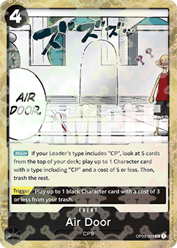 Air Door (OP03-094) (V.2) - The Best (Uncommon) [PRB01-OP03-094]