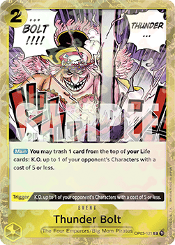 Thunder Bolt (OP03-121) (V.2) - The Best (Common) [PRB01-OP03-121]