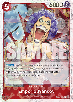 Emporio.Ivankov (OP06-003) (V.2) - The Best (Uncommon) [PRB01-OP06-003]