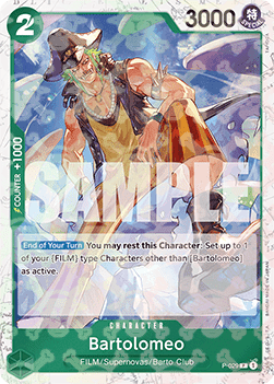 Bartolomeo (P-029) (V.2) - The Best (Promo) [PRB01-P-029]