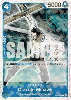 Dracule Mihawk (ST03-005) (V.2) - The Best (Common) [PRB01-ST03-005]