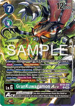 GranKuwagamon Ace (BT16-046) - Special Limited Set (Alternative Art) [SLM-BT16-046]