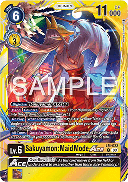 Sakuyamon: Maid Mode Ace (LM-023) - Special Limited Set (Promo) [SLM-023]
