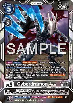 Cyberdramon Ace (LM-025) - Special Limited Set (Promo) [SLM-025]