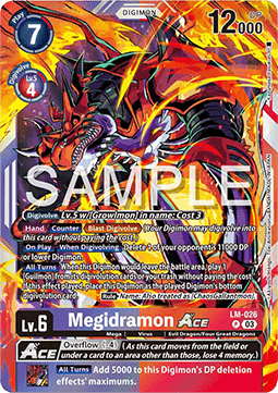 Megidramon Ace (LM-026) - Special Limited Set (Promo) [SLM-026]
