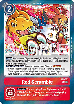 Red Scramble (LM-027) - Special Limited Set (Promo) [SLM-027]