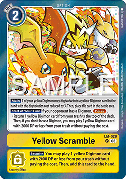 Yellow Scramble (LM-029) - Special Limited Set (Promo) [SLM-029]
