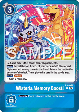 Wisteria Memory Boost! (LM-034) - Special Limited Set (Promo) [SLM-034]