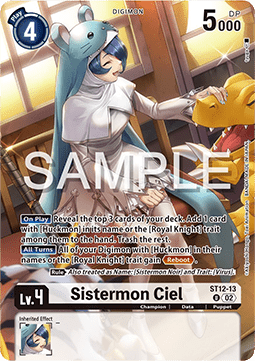 Sistermon Ciel (ST12-13) - Special Limited Set (Alternative Art) [SLM-ST12-13]