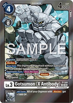 Gotsumon (X Antibody) (P-144) - Special Limited Set (Alternative Art) [SLM-P-144]