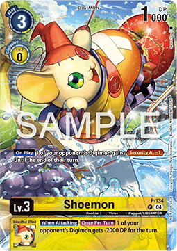 Shoemon (P-134) (V.3) - Promos (Alternative Art) [P-134]