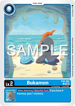 Bukamon (EX8-002) (V.1) - Chain of Liberation (Uncommon) [EX-08-002]