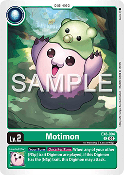 Motimon (EX8-004) (V.1) - Chain of Liberation (Uncommon) [EX-08-004]