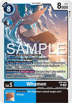 Whamon (EX8-025) (V.1) - Chain of Liberation (Uncommon) [EX-08-025]