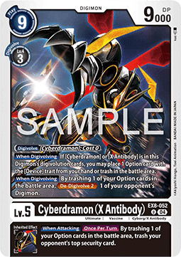 Cyberdramon (X Antibody) (EX8-052) (V.1) - Chain of Liberation (Uncommon) [EX-08-052]