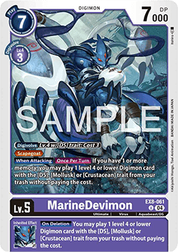 MarineDevimon (EX8-061) (V.1) - Chain of Liberation (Uncommon) [EX-08-061]