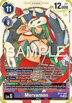 Mervamon (BT11-086) - Premium Bandai Products (Alternative Art) [PB-XX-BT11-086]