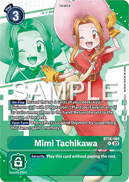 Mimi Tachikawa (BT14-085) - Premium Bandai Products (Alternative Art) [PB-XX-BT14-085]