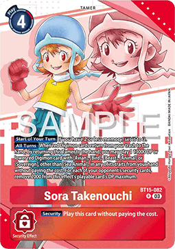 Sora Takenouchi (BT15-082) - Premium Bandai Products (Alternative Art) [PB-XX-BT15-082]
