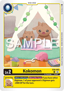 Kokomon (EX8-003) (V.1) - Chain of Liberation (Common) [EX-08-003]