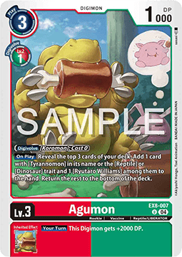 Agumon (EX8-007) (V.1) - Chain of Liberation (Uncommon) [EX-08-007]