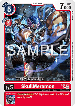 SkullMeramon (EX8-013) (V.1) - Chain of Liberation (Common) [EX-08-013]