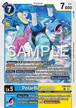 PolarBearmon (EX8-023) (V.1) - Chain of Liberation (Uncommon) [EX-08-023]