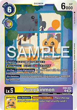 Pumpkinmon (EX8-033) - Chain of Liberation (Rare) [EX-08-033]