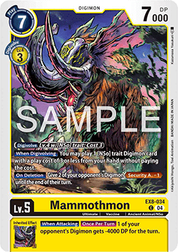 Mammothmon (EX8-034) (V.1) - Chain of Liberation (Common) [EX-08-034]